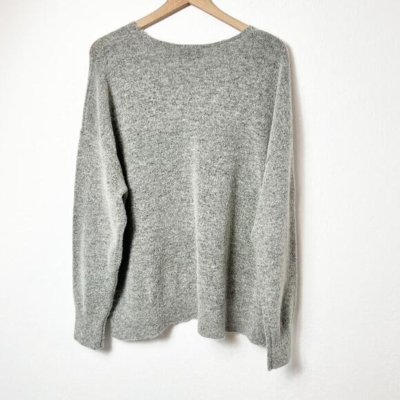 Gibson Lather Grey V-neck Sweater Top Size XXL Brand New - Picture 3 of 4